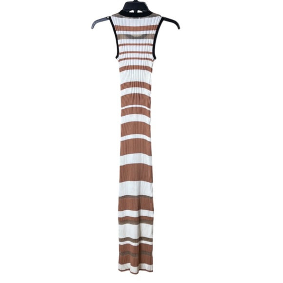 SONIA BY SONIA RYKIEL Elegant Sleeveless Striped Maxi Dress - XS - Picture 6 of 11